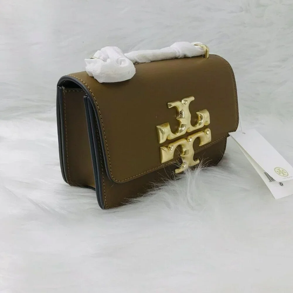 Brand New Tory Burch Small Eleanor Bag In Brown - Picture 2 of 11